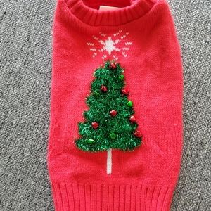Small dog Christmas sweater